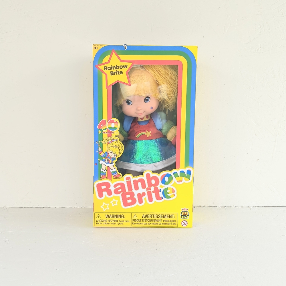 RAINBOW BRITE | 12" 40th Anniversary Plush Doll TLS Toy 80s Inspired New In Box
